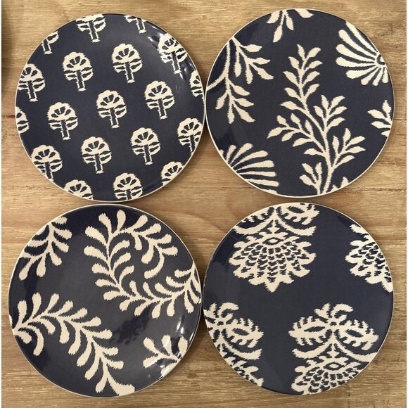 Set of 4 Williams- Sonoma Pachar Mix & Match Salad Dessert Plates 8 3/4" - Picture 1 of 4